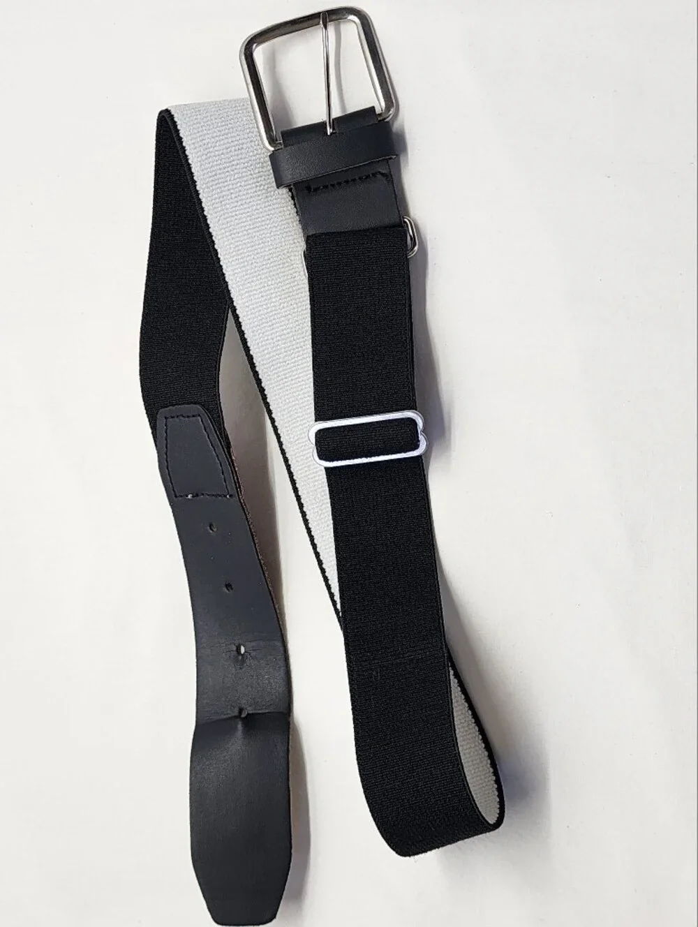 Champro Black & White adjustable elastic baseball Softball belt